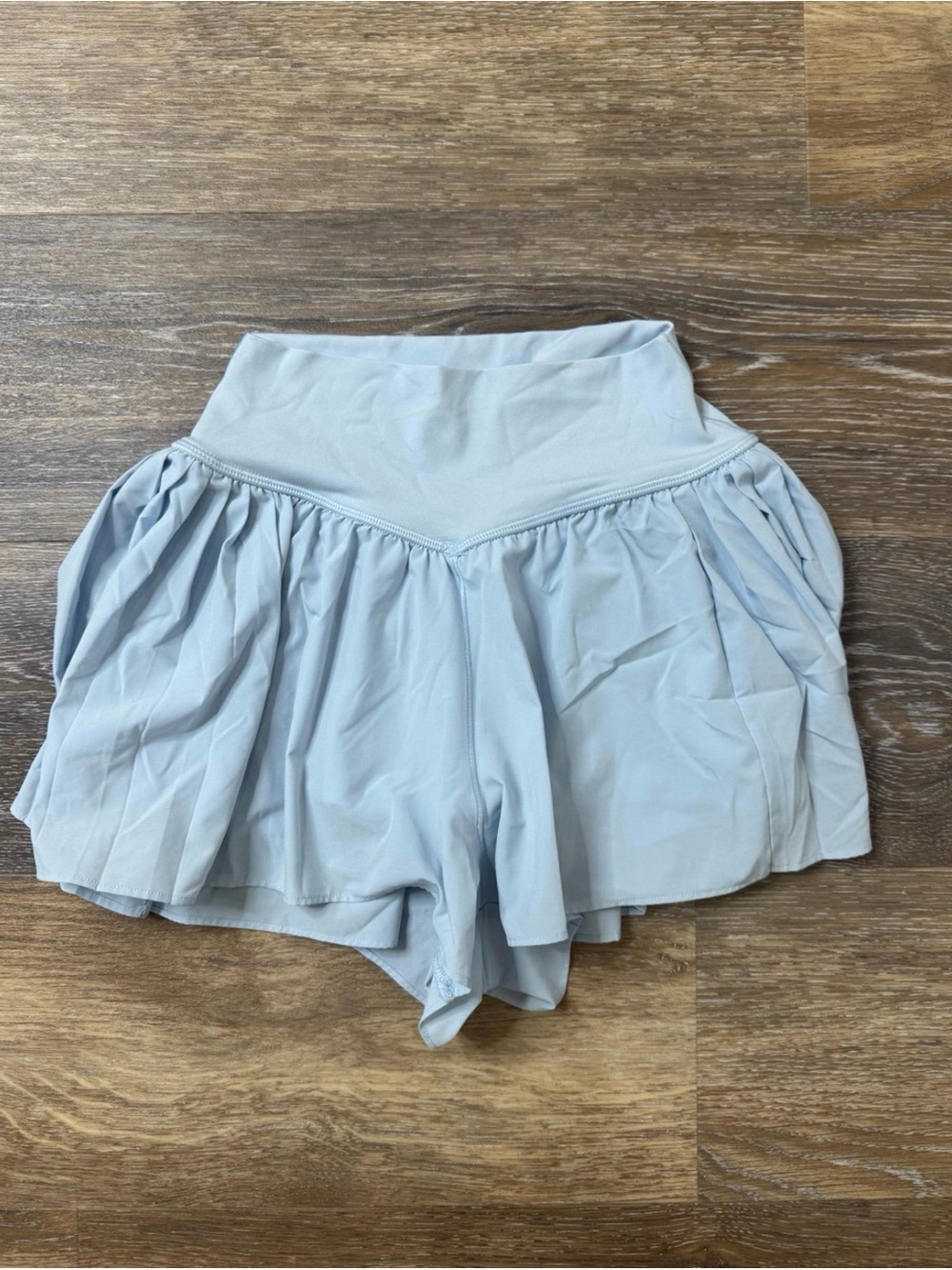 aerie Light Blue Athletic Skort-Style Shorts